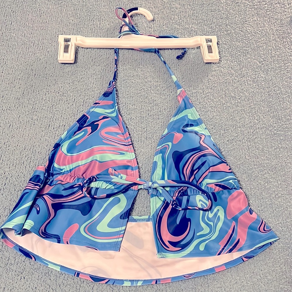 NWT Xhilaration Multi-print Sunbathing Top